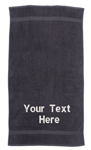 Personalised Custom Embroidered Your Text Towel City Luxury Range Hand Towel - Picture 17 of 17