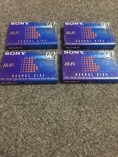 Sony hifi 90 normal bias type 1 blank cassette tapes NEW AND SEALED