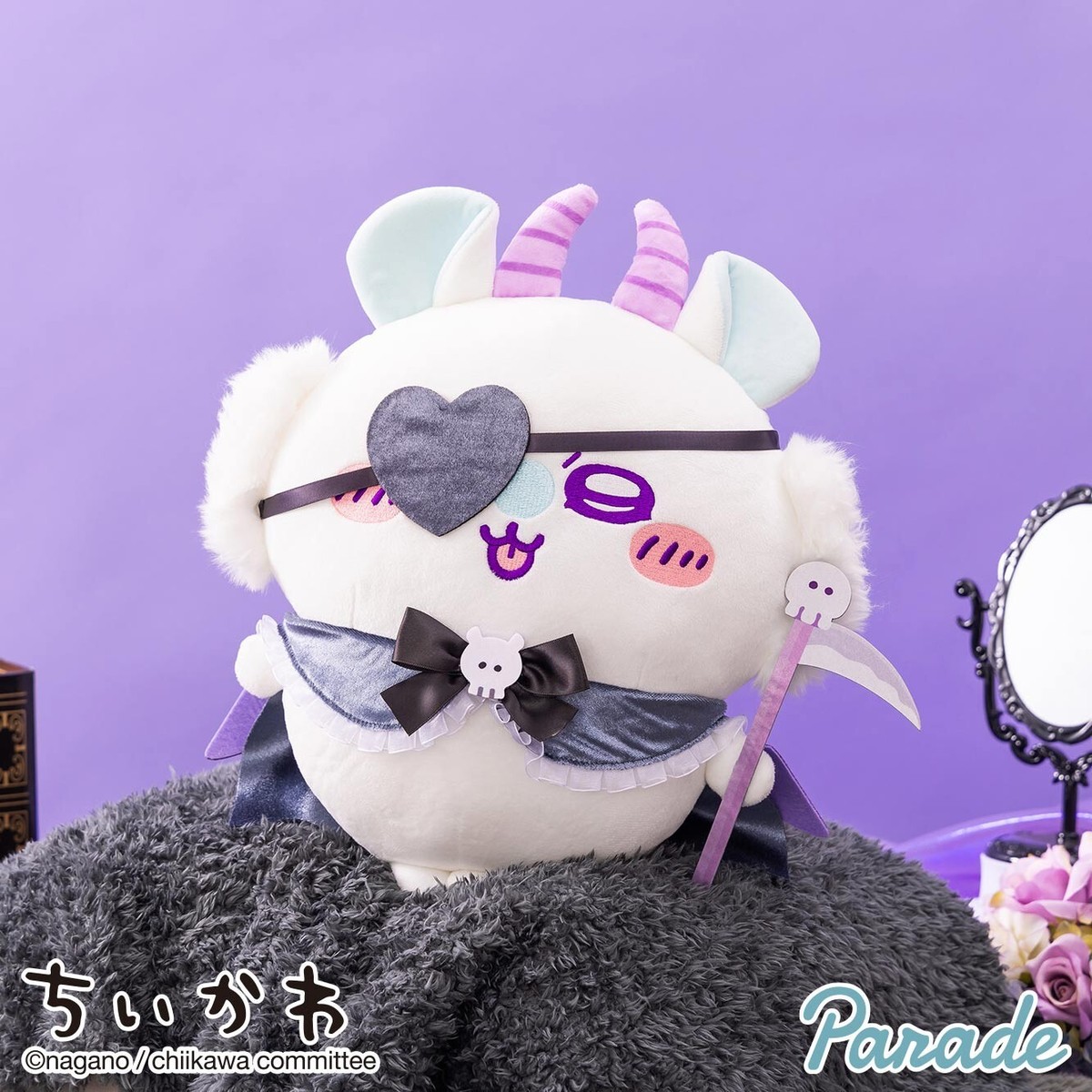 Chiikawa Momonga Devil BIG Plush Doll 35cm Tenshi Akuma Angel 2024