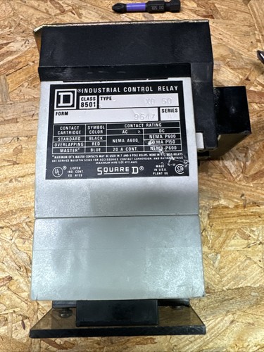 Square D 8501-X050 Control Relay TESTED - Picture 3 of 6