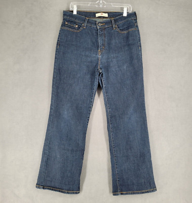 Levi's Womens Jeans Size 14 Blue 512 Perfectly Slimming Bootcut High Rise