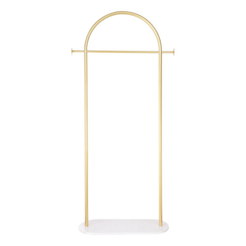 Freestanding Coat Racks Marble Base Garment Rack Gold Hall Coat Tree