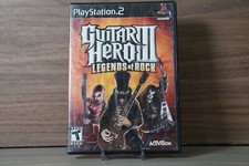 Guitar Hero lll 3: Legends of Rock (Playstation 2, 2007) Complete Resurfaced