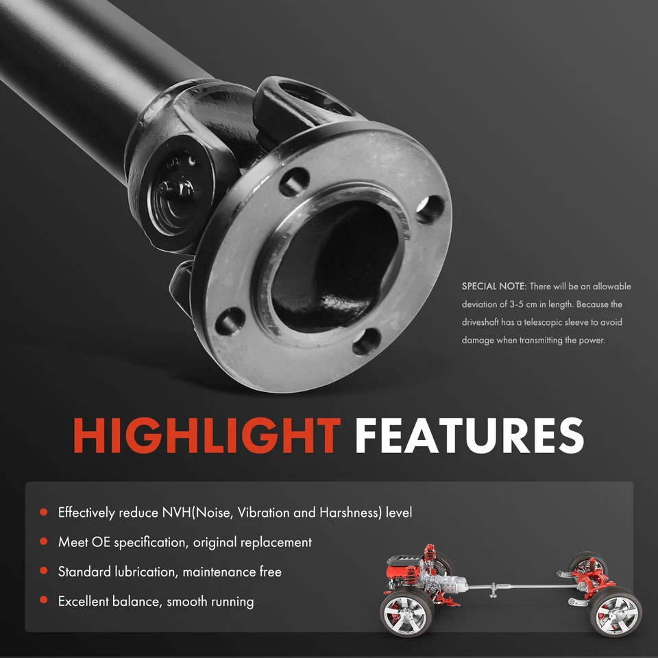 Conjunto de eje de transmisión delantero para Land Rover Range Rover Discovery 4x4 Foto 4 de 4