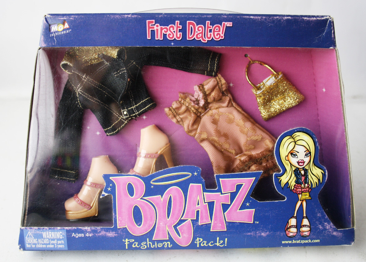 2003 BRATZ FIRST DATE FASHION PACK OUTFIT SHOES ACCESSORIES