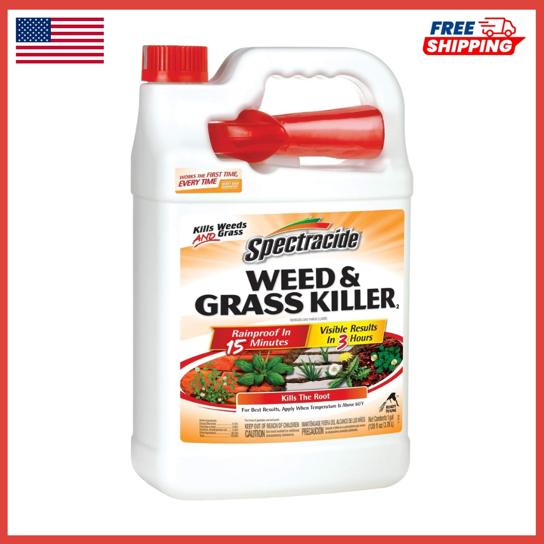 Spectracide Weed and Grass Killer 128 Oz Sprayer Readytouse 1 Gallon