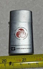 Vintage Merck Sharp & Dohme Pharmaceuticals Advertising Lighter