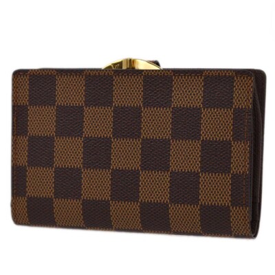 Louis Vuitton Damier Porte Monnaie Viennois Wallet Purse N61663