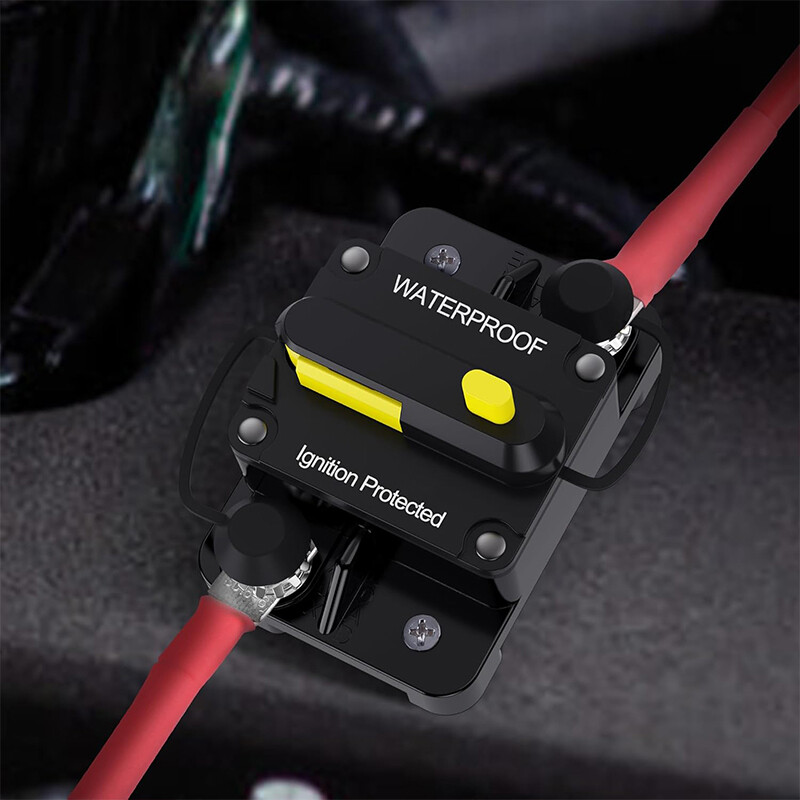 1PC 70Amp Circuit Breaker Resettable Car Solar Audio Marine Fuse 70A Waterproof