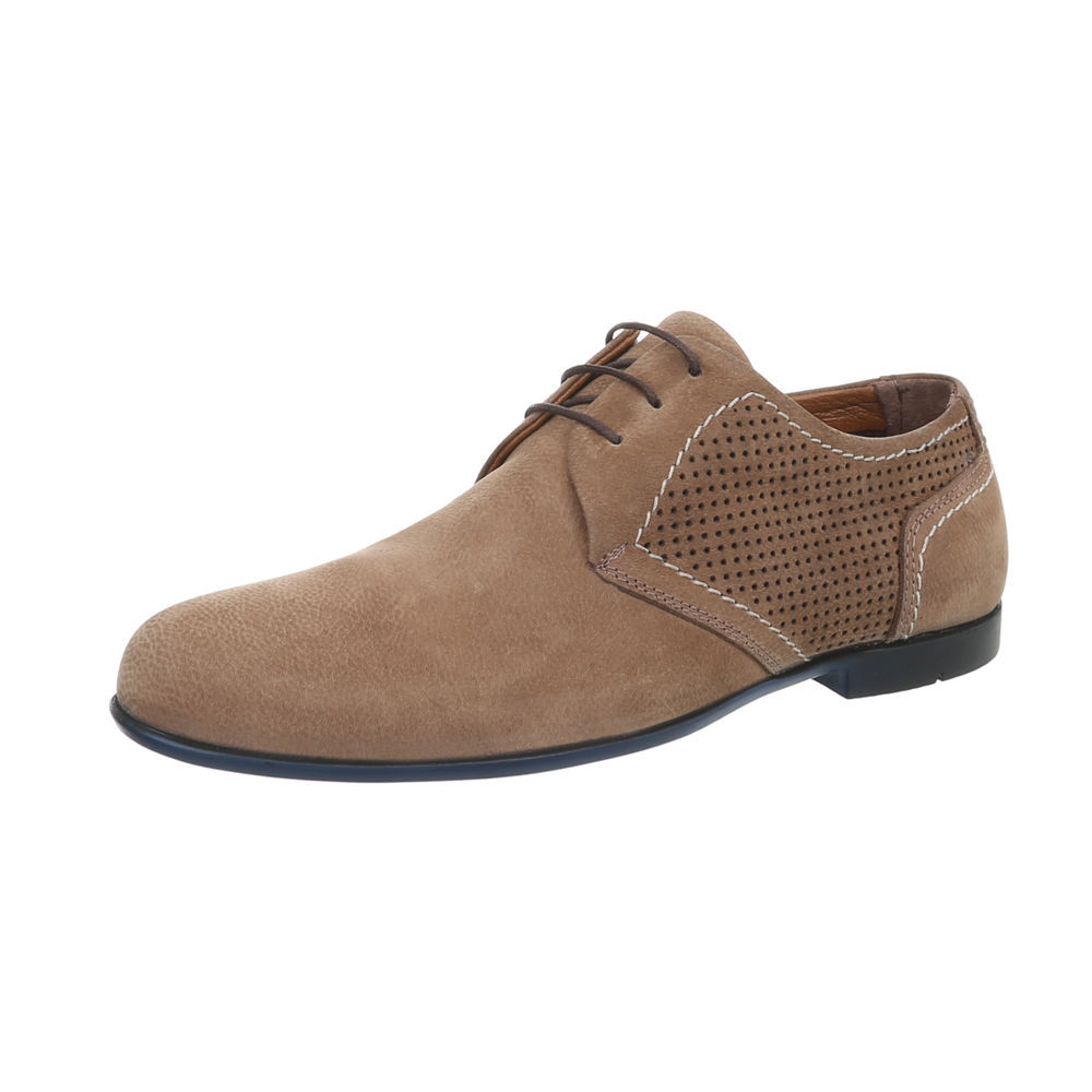 LEDER SCHNÜRER HALBSCHUHE HERRENSCHUHE DESIGNER NEU Gr 41 Hellbrown 3755 LEDER SCHNÜRER HALBSCHUHE HERRENSCHUHE DESIGNER NEU Gr 41 Hellbrown 3755
