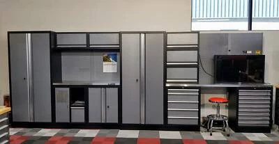 Garage Workbench Fit Out Module System Diy With Pvc Floor Tiles