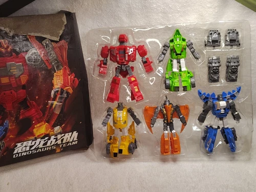 Rare King Dino Force Team Deformation Series 5-1 Robot Transmutation WK-85 