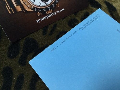 ROLEX BOOKLET LIBRETTO YACHT-MASTER 16622 16628 168622.. FRANCE FRENCH FR 2.2000 - Picture 5 of 7