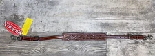 NEW SHOWMAN BROWN FLORAL STAMPED WITHER STRAP # 175885 MEDIUM OIL