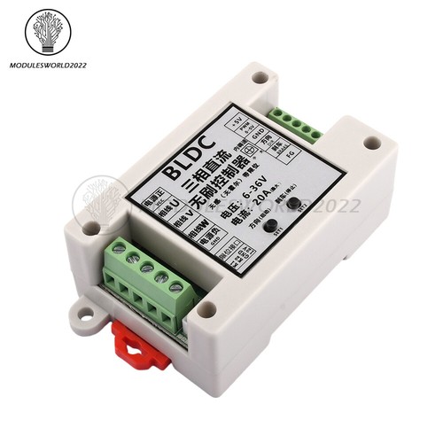 ZS-X14 400 W BLDC scheda di controllo driver brushless DC 3 fasi controller motore - Foto 4 di 12