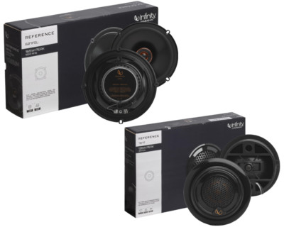 Infinity REF607FSL 6.5'' Shallow Mount Speakers + REF757T 3/4'' Component Tweeters