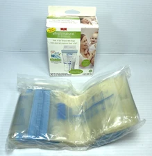 Breast Milk Bags 50 Count NUK Seal 'N Go Simply Natural - DAMAGED OUTER PACKAGE