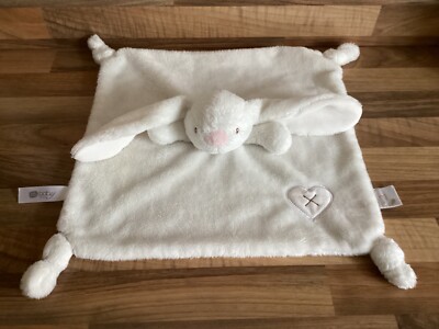 Chad Valley Creme X Herz Hase Häschen Tröster Decke Schnuller Stofftier Doudou