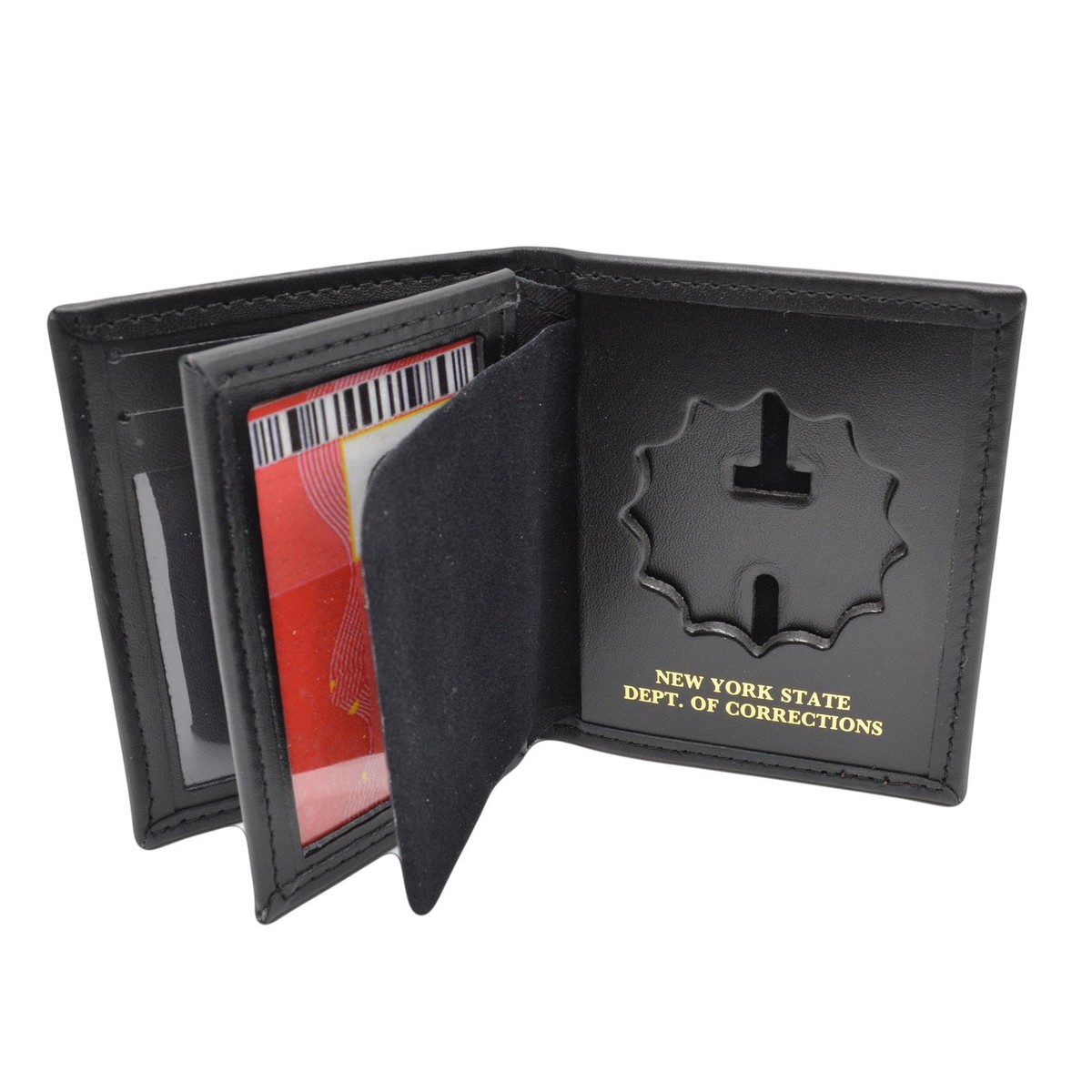 NY Corrections Officer Badge Case Holder Credit Card Wallet NYDOC