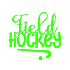 Field Hockey Sport Vinyl Decal Car Truck Window Laptop Mirror Sports