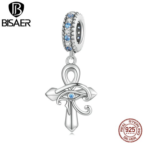 Lucky Eye Hamsa Hand Charm CZ S925 Sterling Silver Beads fit Bracelet & Necklace - Picture 22 of 54