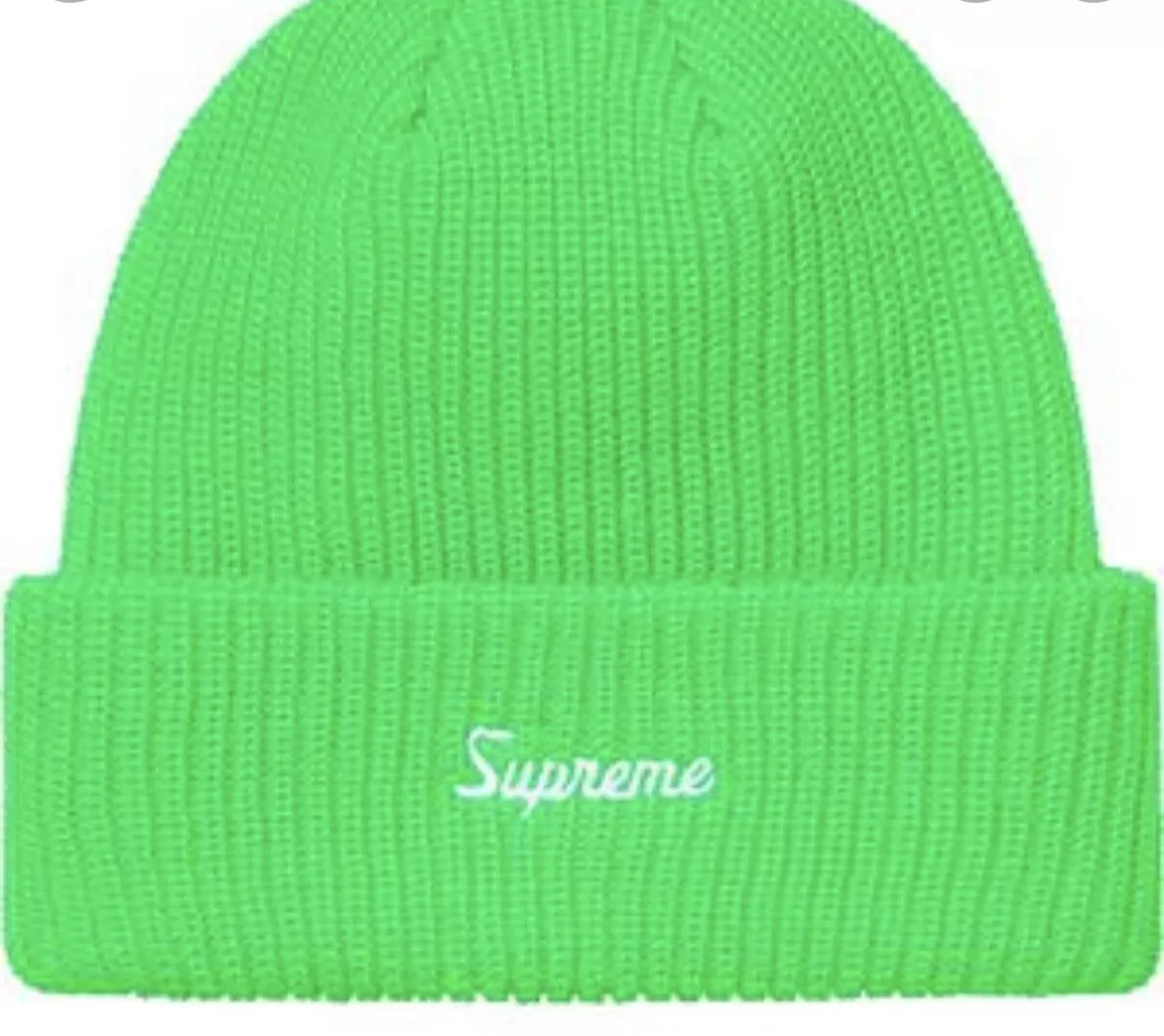 Supreme loose gauge beanie FW21 Light Green 100% Authentic