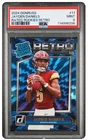 2024 PANINI DONRUSS JAYDEN DANIELS BLUE RATED ROOKIE RETRO #11 PSA 9 MINT RC QTY