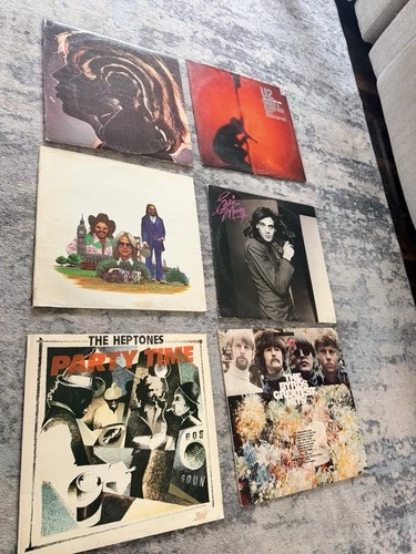 6X LP LOT Rolling Stones The Heptones The Byrds Eddie Money U2 Americas Hits