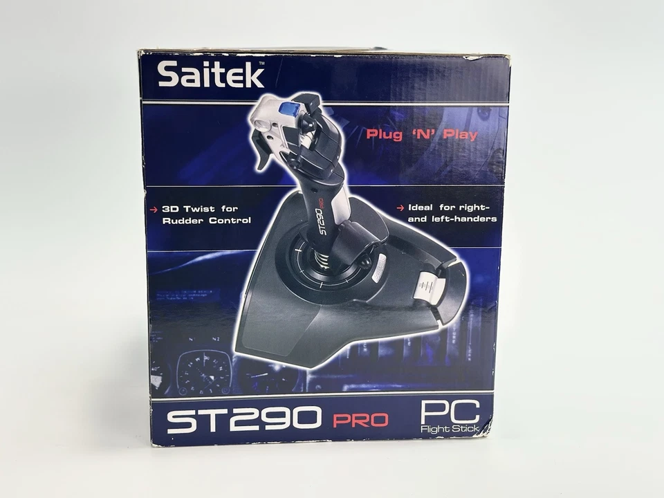 Saitek PC Flight Stick USB Joystick ST290 Pro Programmable BRAND NEW - Image 3 of 4