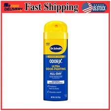 Dr. Scholl's Odor-X Foot Powder Spray, Shoe Deodorizer, 4.7 oz
