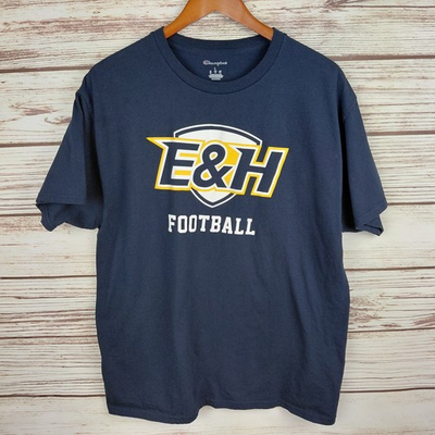 #ad Champion Emory amp; Henry Eamp;H University Wasps Football Size Large Tee T Shirt $20.00
