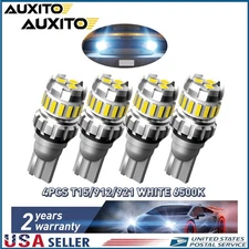 AUXITO T15 921 W16W LED Reverse Backup Interior Light Bulb 6500K Xenon HID US M