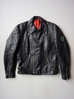 Vintage 70s Harro Leather Biker Jacket Size XS Made in Germany Motorcyle