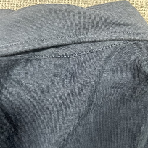 NWD Outerknown Shirt Mens M Polo Saltwater Slub Blue Organic Cotton *read* - Picture 17 of 17