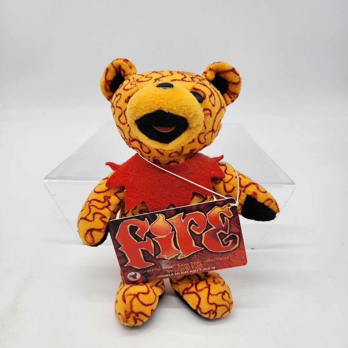 レアchops;Grateful dead bear Grateful Dead Bear Chops 7” Plush Liquid Blue 4/8/85 The