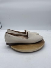 Vionic Willa II Shoes Womens 9 Cream Leather Loafer Flats Comfort