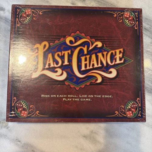 Last Chance Board Game Milton Bradley 1995 New and Sealed Vintage