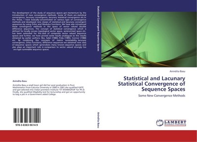 Statistical and Lacunary Statistical Convergence of Sequence Spaces Anindita Bas