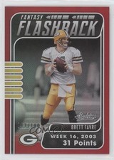 2020 Panini Absolute Fantasy Flashback Spectrum Red /100 Brett Favre #BF HOF 7i2