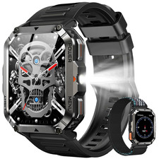 Military Smart Watch for Men(Answer/Dial Calls),100 Sports Modes,5ATM Waterproof