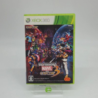 Ultimate Marvel vs Capcom 3 (Microsoft Xbox 360, 2011) JP