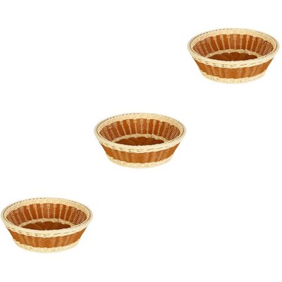  3 Pack Körbchen Geflochten Körbe Brotkörbe Für Den Tisch Küchenkörbe