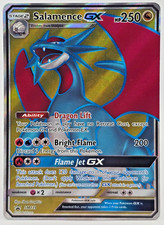 Carta Pokemon Promo Salamence GX SM139 Full Art Stella Nera