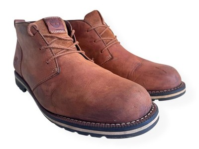 Timberland Chukka Brown Leather Premium Leather Ortholite A121A Boots UK 11,5