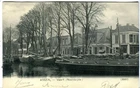 Netherlands Assen - Vaart Northside 1907 cover on postcard