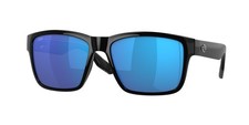 Costa Del Mar 06S 9049 paunch black blue mirror 580g 904901 Sunglasses