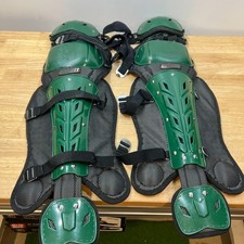 Schutt Air Maxx Umpire Leg Guards N17 Baseball Softball Shin Guards Green 17