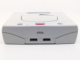 Sega Saturn White HST-3220 NTSC-J Japan Tested w/ Controller + VIRTUAL ON
