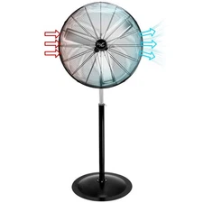 Vie Air Va-30Standfan 30 Inch Industrial Heavy Duty Pedestal Oscillating Metal