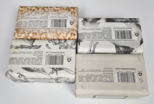 BEEKMAN 1802 ZIEGENMILCH SEIFEN 4er-Set 9 Unzen Riegel brandneu verschiedene Düfte - Bild 2 von 2